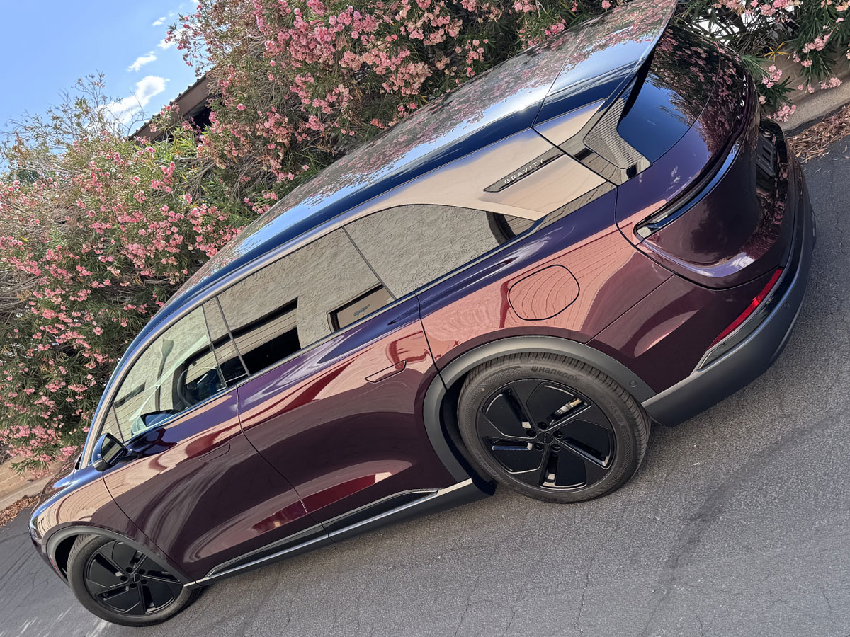 2025 Lucid Gravity with Profection PPF Max Gloss Rose Black.