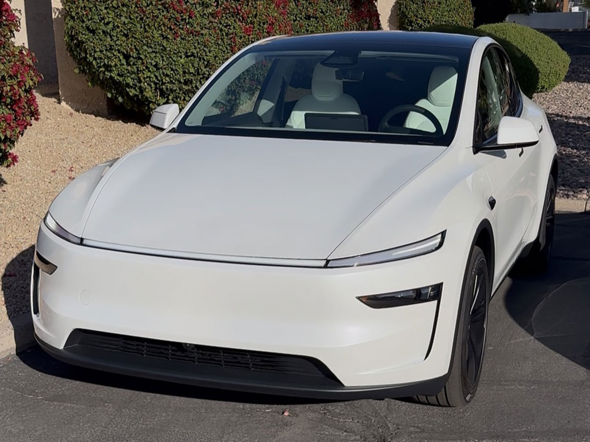 2026 Tesla Model Y with full frontal clear PPF