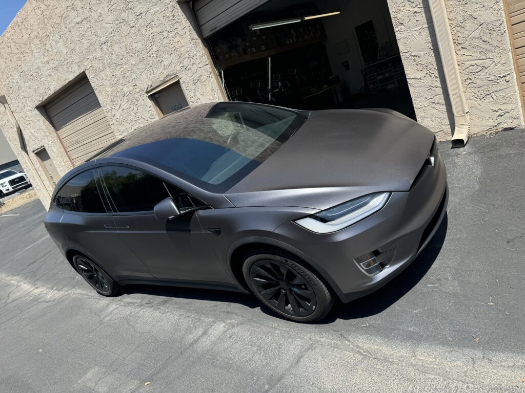 Tesla Model X Satin Vinyl Wrap