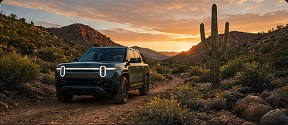 Rivian Desert Exploring